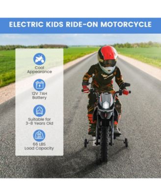 12V Licensed Aprilia Kids Ride On Motorcycle Electric Dirt Bike with Light & Music