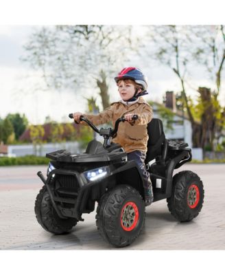 12V Kids Electric 4-Wheeler ATV Quad 2 Speeds Ride On Car w/MP3&LED Lights