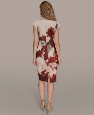 Women's Floral Sheath Dress