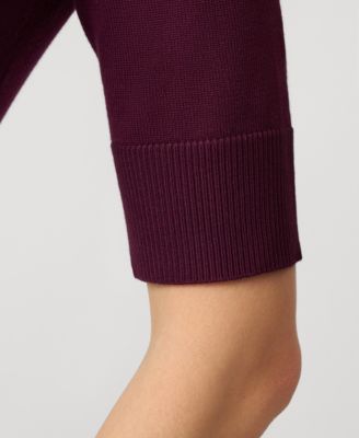 Women's Elbow Sleeve Crewneck Sweater