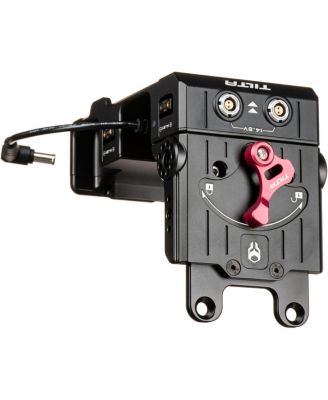 Battery Plate for Sony PXW-FX9, V-Mount, Black, 6-Pin