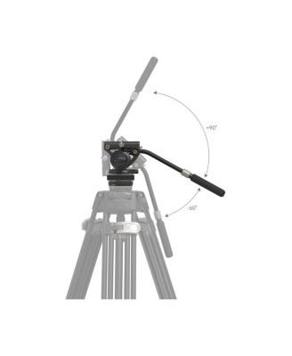 DH10 Heavy-Duty Video Head with 75mm Flat Base