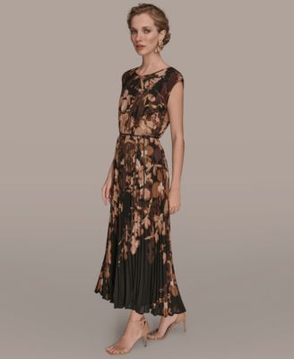 Women's Floral Belted Dress