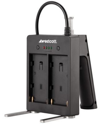 Battery Grip with NP-F Adapter for L60-B Bi-Color COB LED Light