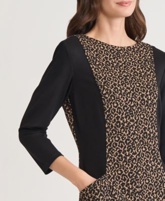 Women's Side Panel Sheath Dress, Regular & Petite