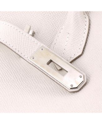 Birkin 30 Handbag Light Epsom with Palladium Hardware