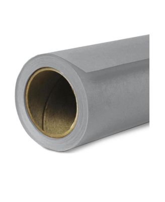 2 Pack Widetone Seamless Background Paper, 86" wide x 36' Fashion Gray, #56 - With Microfiber Cleaning Cloth