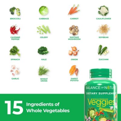Whole Veggies Supplement with Superfood Vegetables