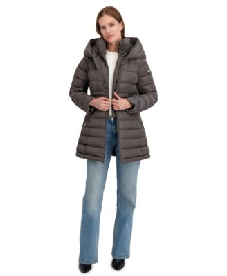 Women's Laundry By Shelli Sega Fitted Puffer Coat