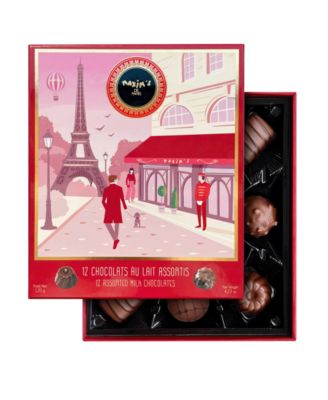 Maxim's De Paris - Maxim's de ParisDark Chocolate Connoisseurs Box, 12 Pieces