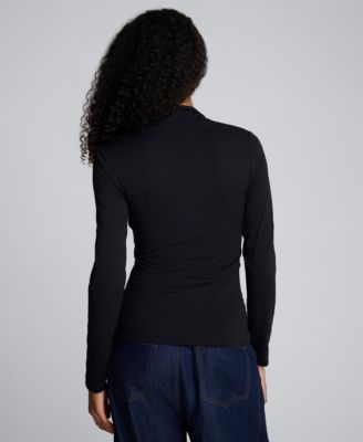 Women's Square Neck Long Sleeve Top