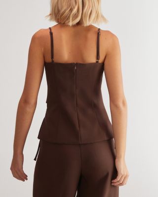 Premium Tailored Cut Out Longline Top