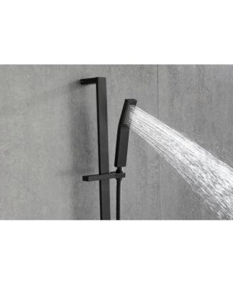 Handheld Shower with 28-Inch Slide Bar and 59-Inch Hose