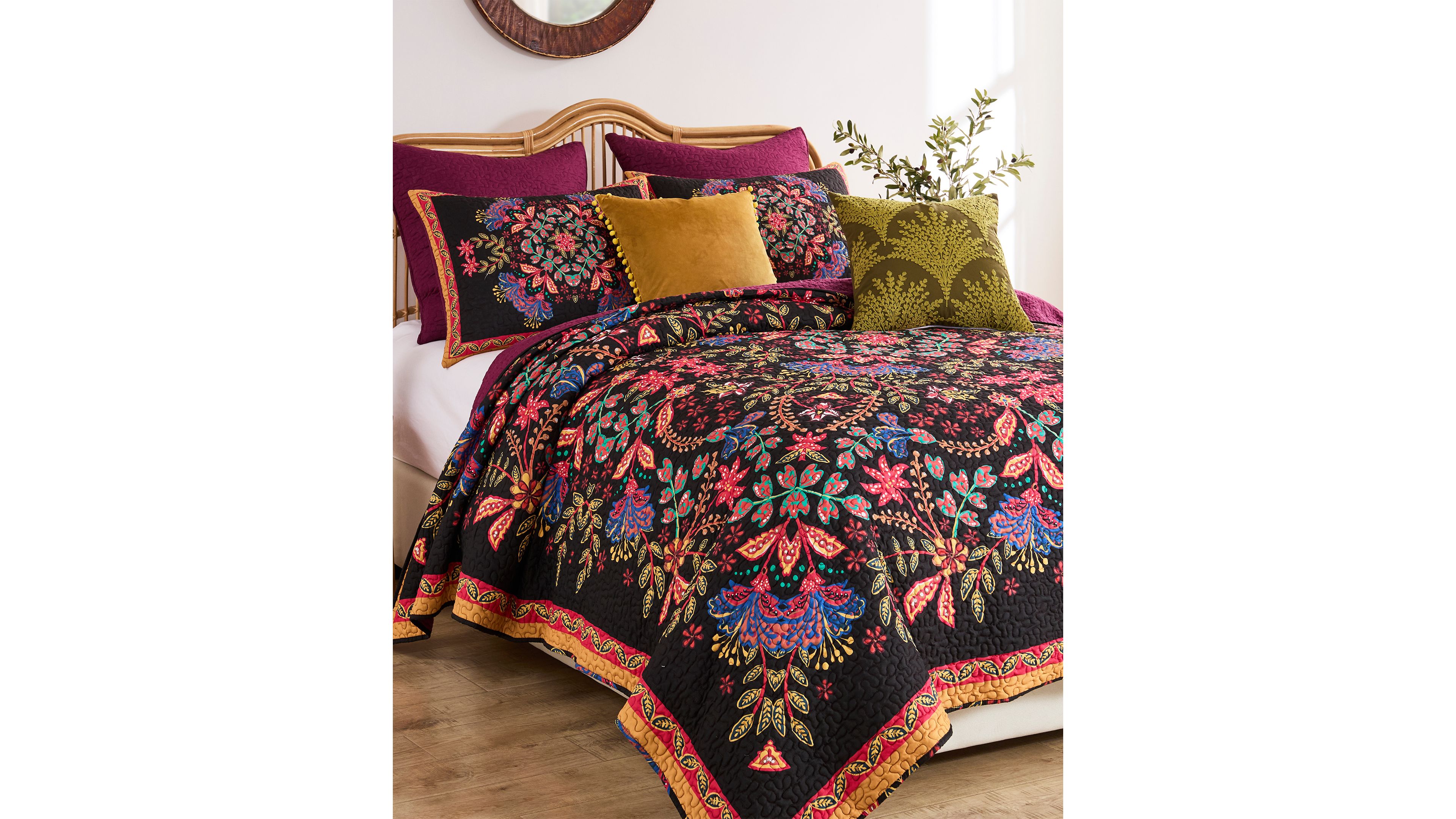 Greenland Home Fashions Jessa Vintage Boho Quilt Sets