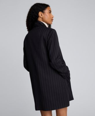 Women's Pinstripe Patch Pocket Jacket