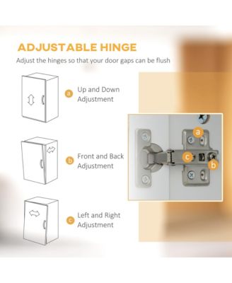 Heavy-Duty Kitchen Storage Cabinet with Adjustable Shelves for Utensils and Pantry