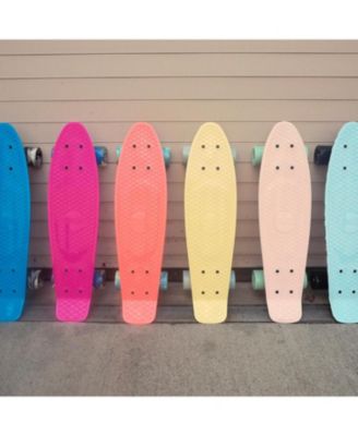 22 Inch Mini Cruiser Skateboard - OCEANIC with Swirl Wheels