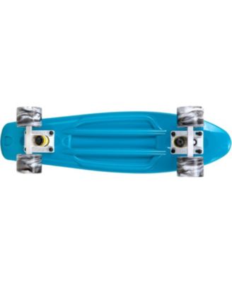 22 Inch Mini Cruiser Skateboard - OCEANIC with Swirl Wheels