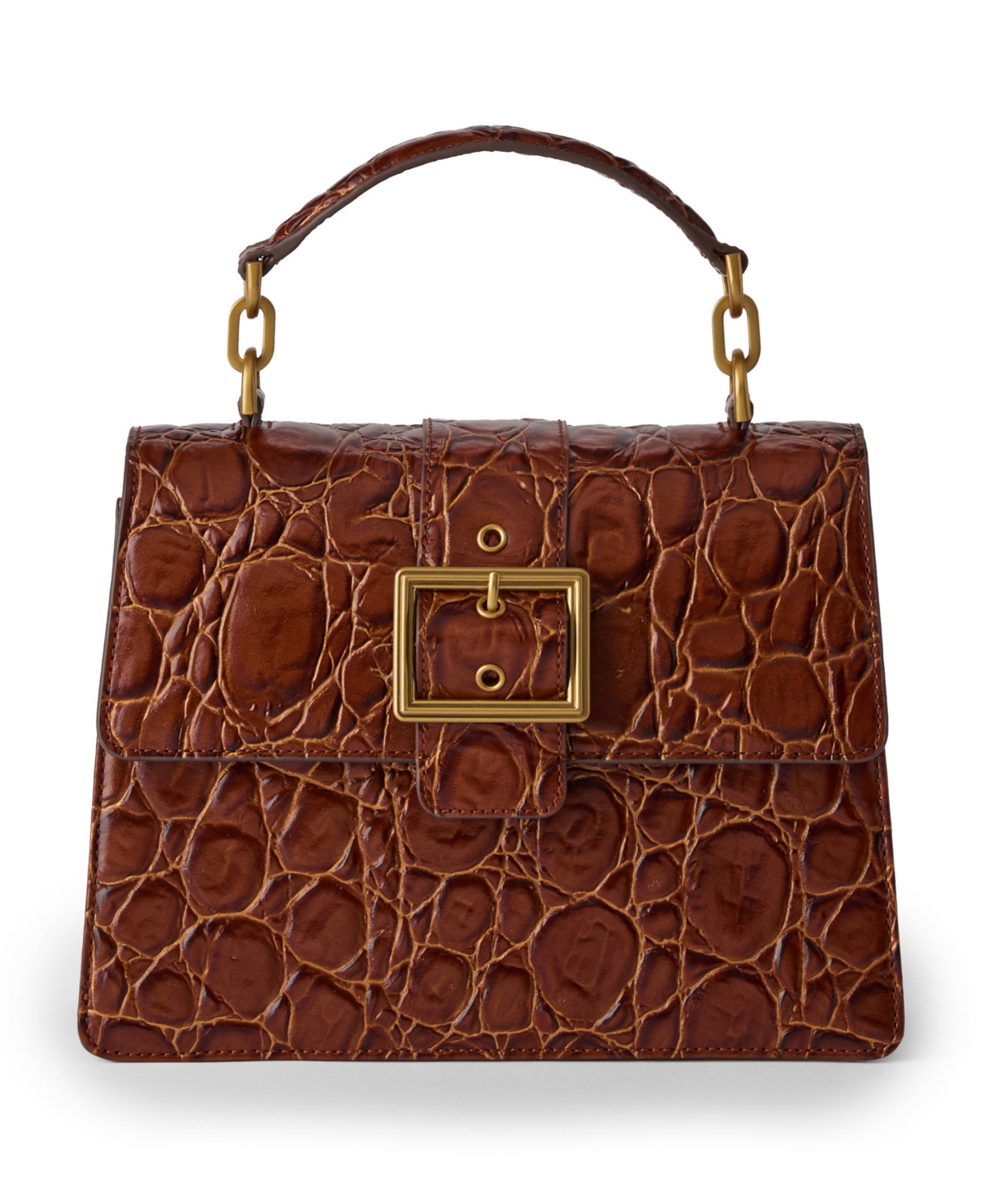 Brahmin Women's Hallie Sparkling Cider Barnard Small Satchel In Brown