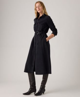 Premium Women's Quincey Long Sleeve Midi Dress