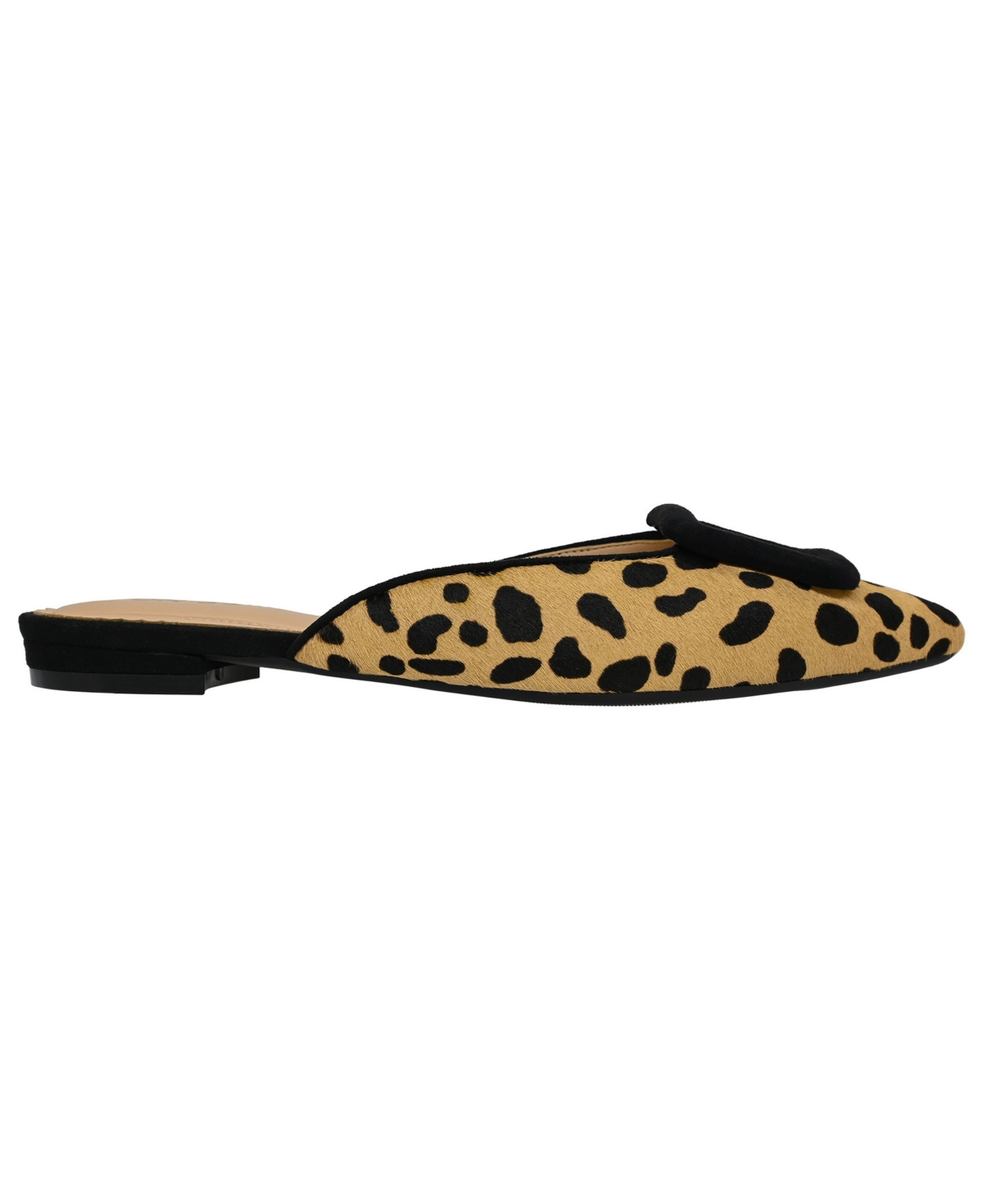 On 34th Women's Mabel Buckle Mules, Created For Macy's In Animal Print
