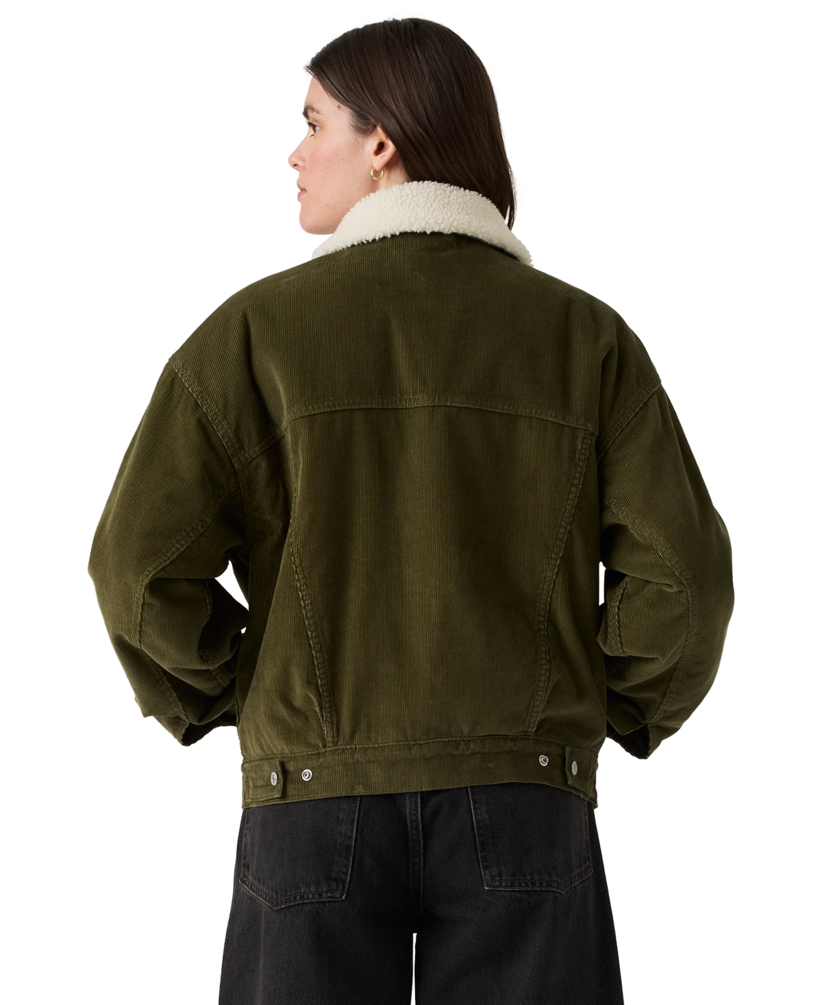 Levi's Women's 90s Trucker Long Sleeve Jacket In Green