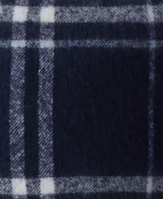 Ryan Cove Plaid Faux Mohair Square Decorative Pillow, 20" x 20"