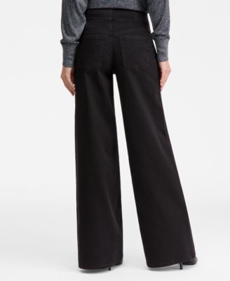 Women's High-Rise Wide-Leg Jeans, Macy's Exclusive