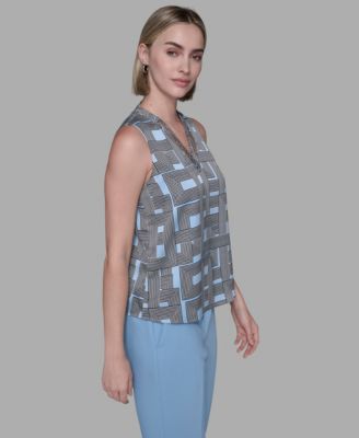 Women's Printed Sleeveless Top