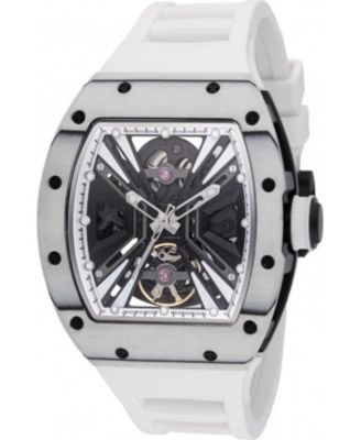 Men's 49028 S1 Rally Automatic 3 Hand White Dial Watch