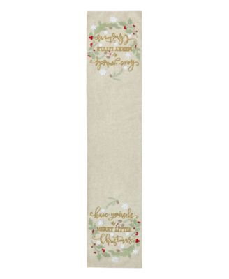 Have Yourself A Merry Little Christmas Fabric Runner, 14" x 70"
