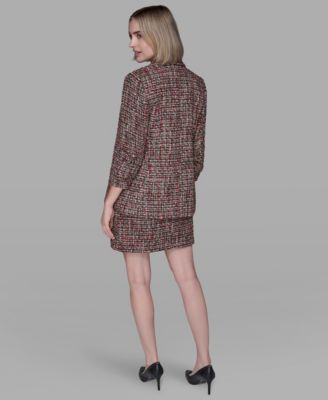 Women's Tweed One-Button Jacket