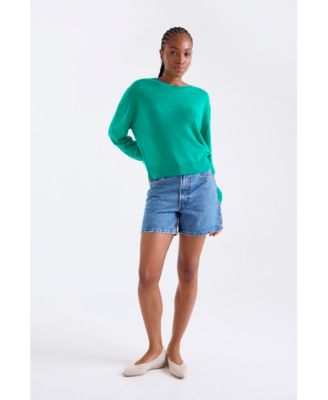 Women's Maila Long Sleeve 100% Cashmere Sweater