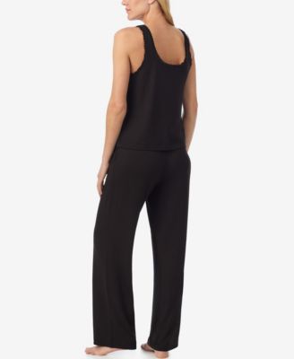 Women's 2-Piece Solid Pajama Set