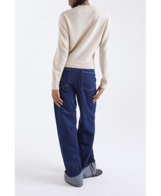 Women's Vee V-Neck 100% Cashmere Sweater