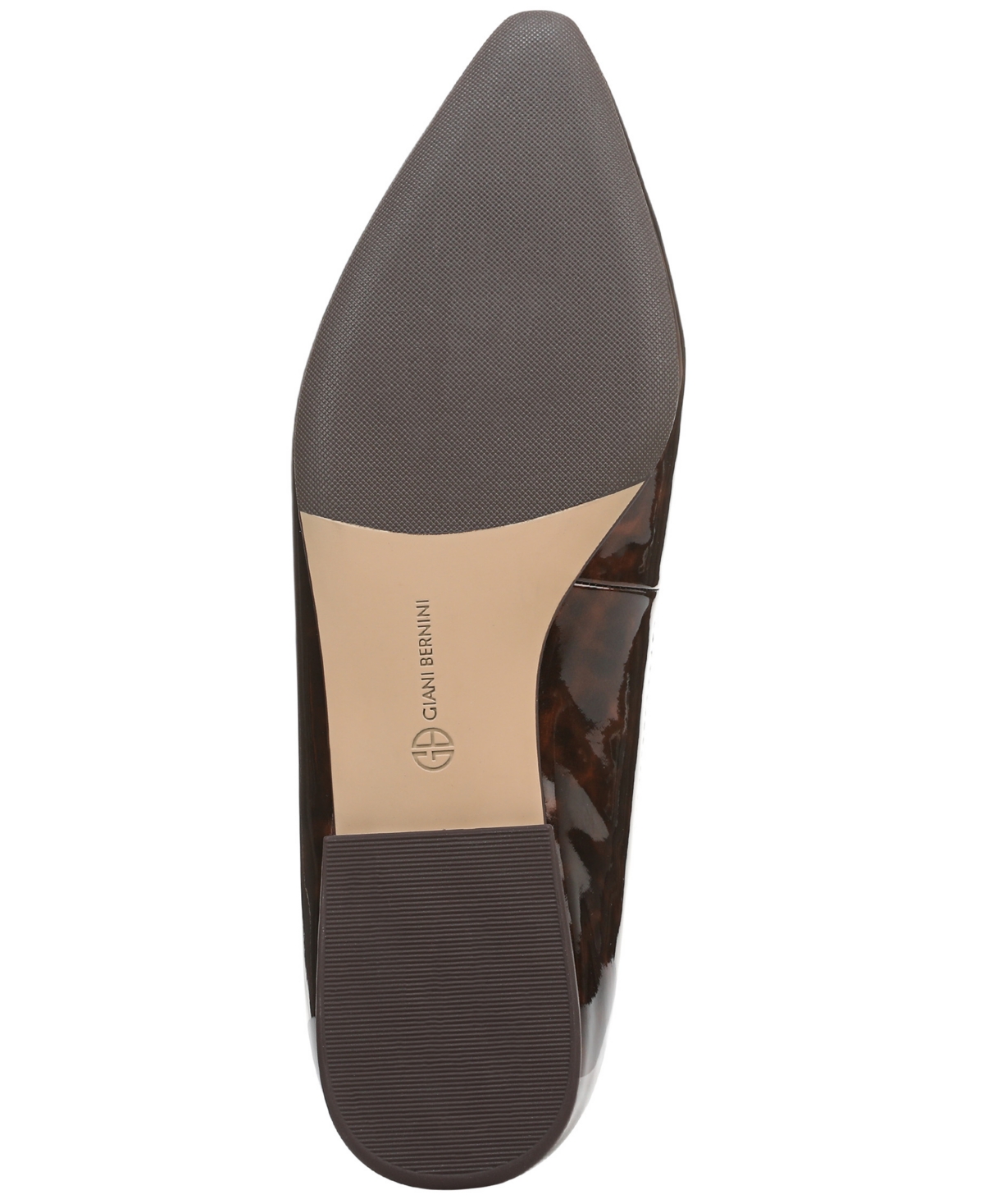 Giani Bernini Women's Hillda Pointed Toe Flats, Created For Macy's In Brown