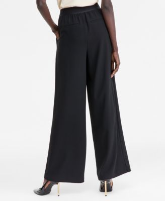 I.N.C. International Concepts Women's High-Rise Wide-Leg Pants, Macy's Exclusive