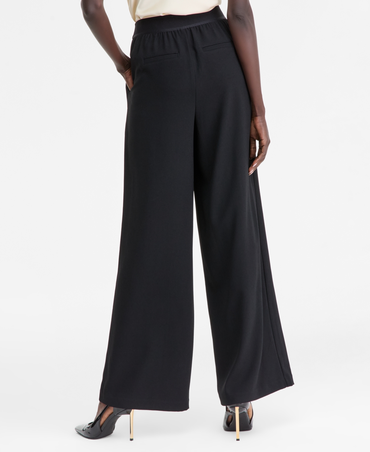 I.n.c. International Concepts Women's High-Rise Wide-Leg Pants, Macy's Exclusive