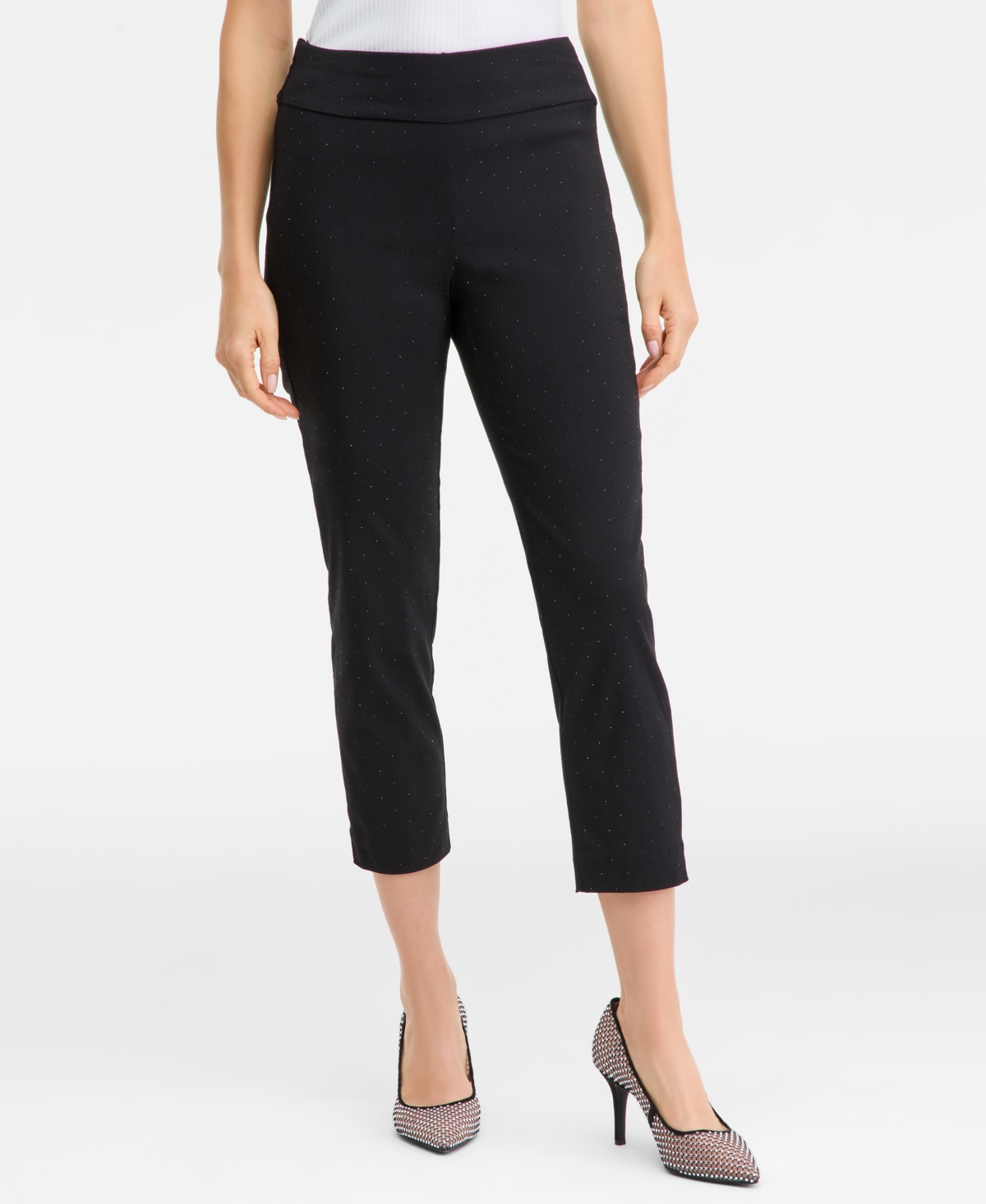 I.n.c. International Concepts Women's Rhinestone Capri Pants, Macy's Exclusive