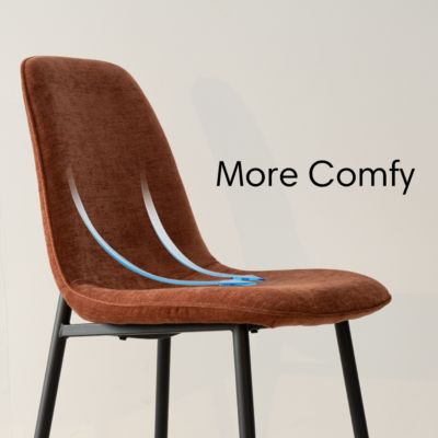 5-Piece Modern Dining Set with 39.5 Inch Round Table and 4 Chairs, Multiple Color Options for Kitchen & Dining Room-Maison Boucle