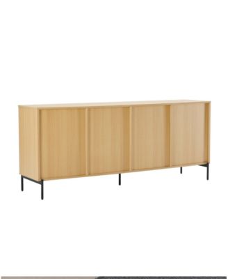 Magnolia 70.9" Wood Modern 8-Shelf Sideboard