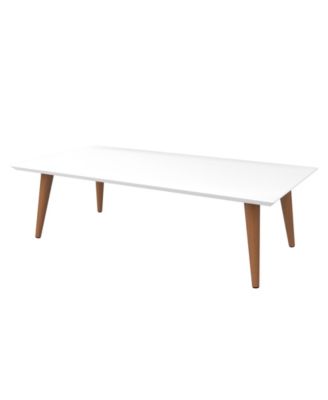 Utopia 17.52" Wood Low Rectangle Coffee Table
