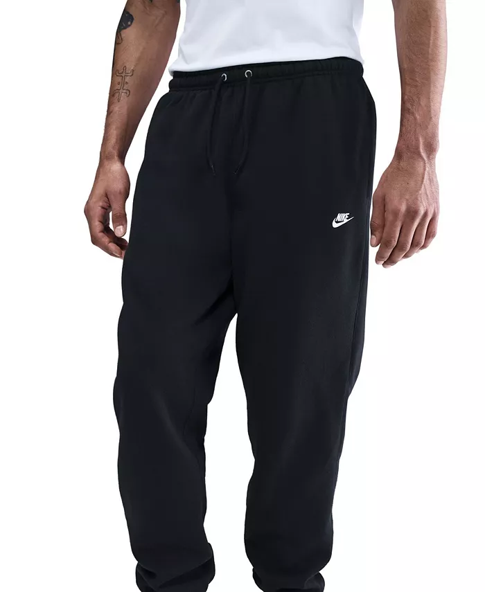 Men's Cuffed Brushed Fleece Logo Sweatpants - thumbnail 5