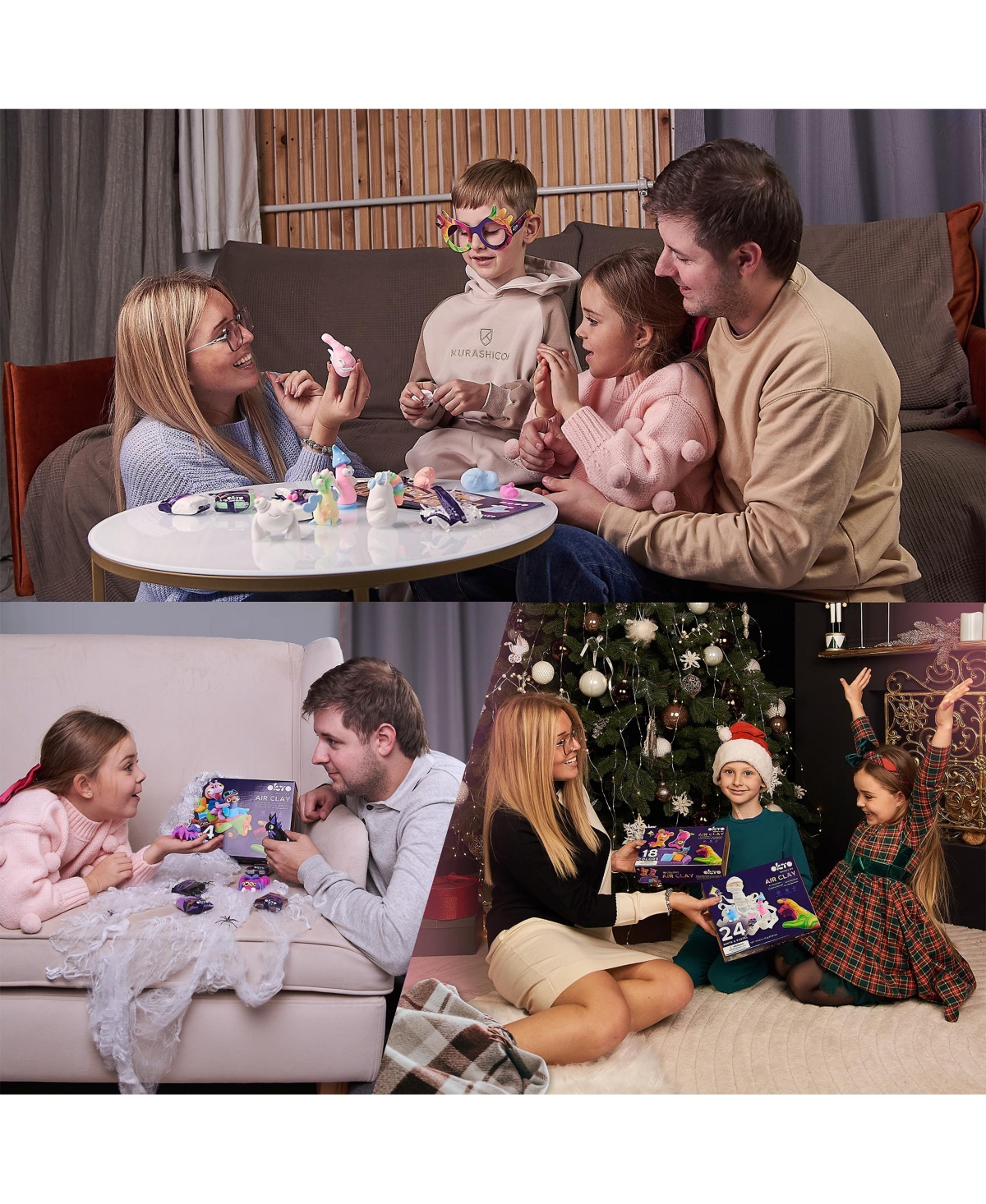 Okto Air Clay Set – 24 Colors “Pastel”