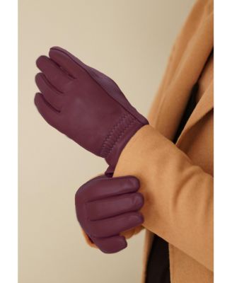Women`s Premium Lamb Leather Touchscreen Gloves "SADIE"