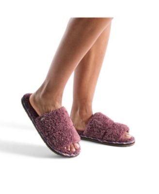 Women s Equinox Sherpa Double Strap Slippers / House Shoes