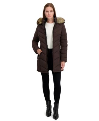 Women's Belted Puffer Coat