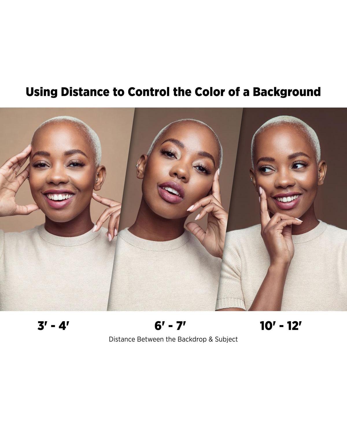 Westcott 5x12' X-Drop Wrinkle-Resistant Backdrop, Buttermilk White