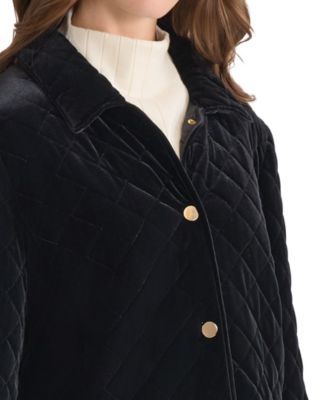 Petite Long Sleeve Quilted Jacket
