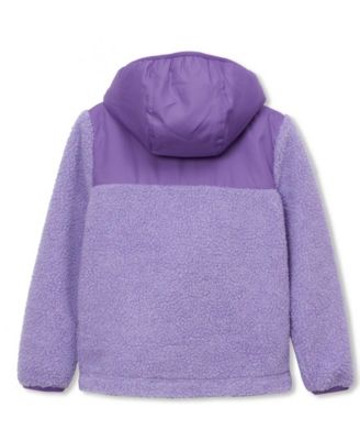Kids High Pile Fleece Hooded Jacket